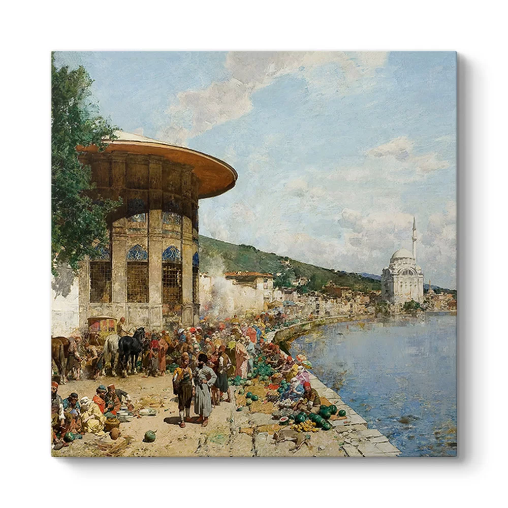 Market Day Constantinople Tablosu - Model 3